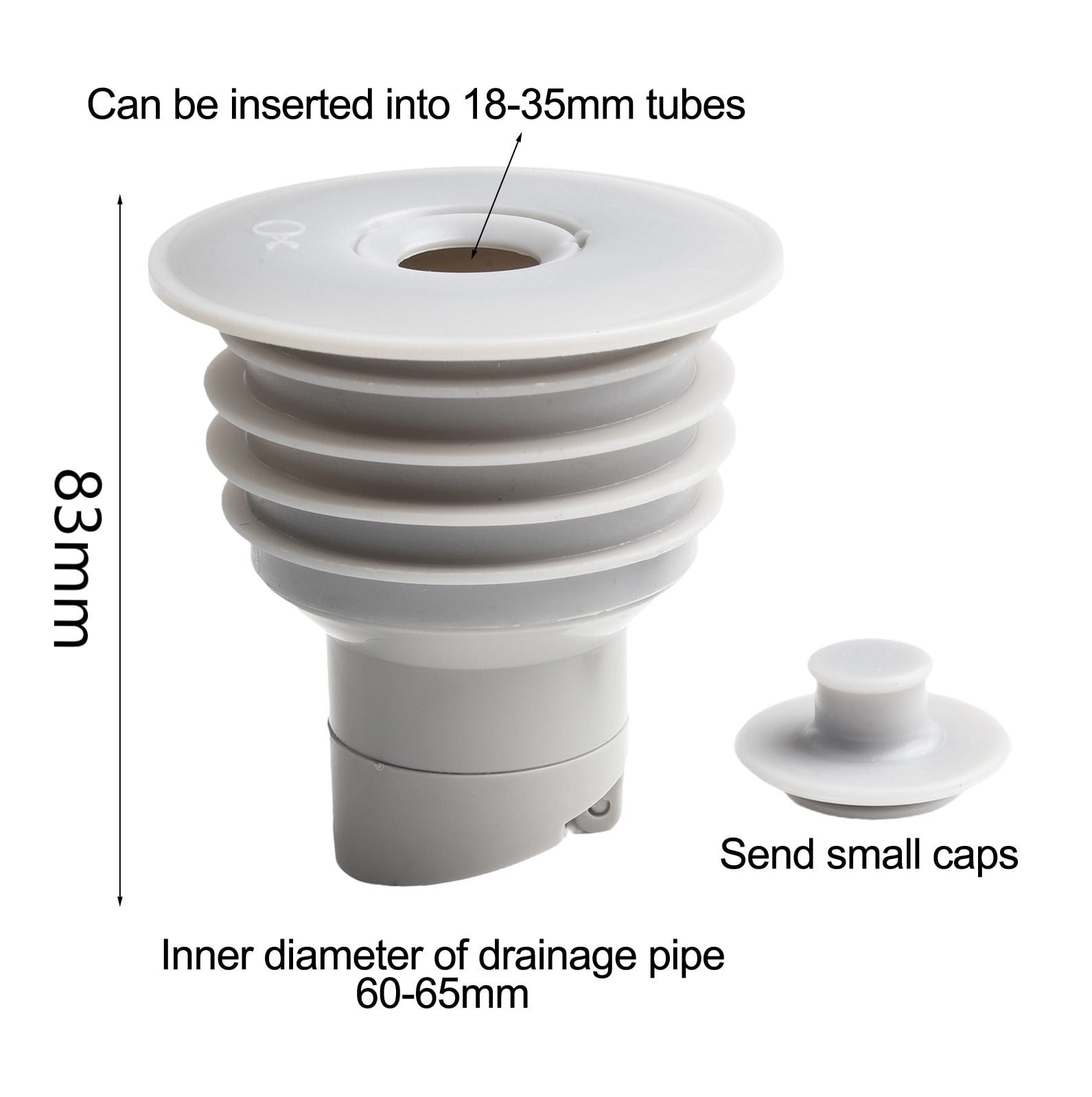 ZHIMAO Kitchen Sewer Trap Silicone Drain Pipe Seal Plug Sink Sewer Plug ...