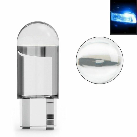 ZHIMAO Long lasting and Bright LED Car Lights 10 Pack for License Plate Dome Read ice Blue