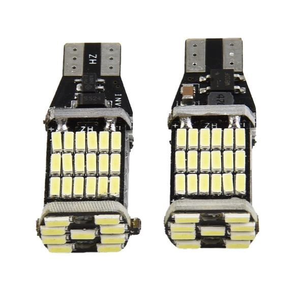 ZHIMAO Practical To Use Led Bulbs Car T15 Led Xenon White 45pcs 4014SMD AMber White 2PCS