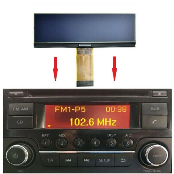 ZHIMAO Radio Replacement LCD Screen For Nissan For Qashqai For Juke, Micra For Navara, NV200 Replacement Car Accessories