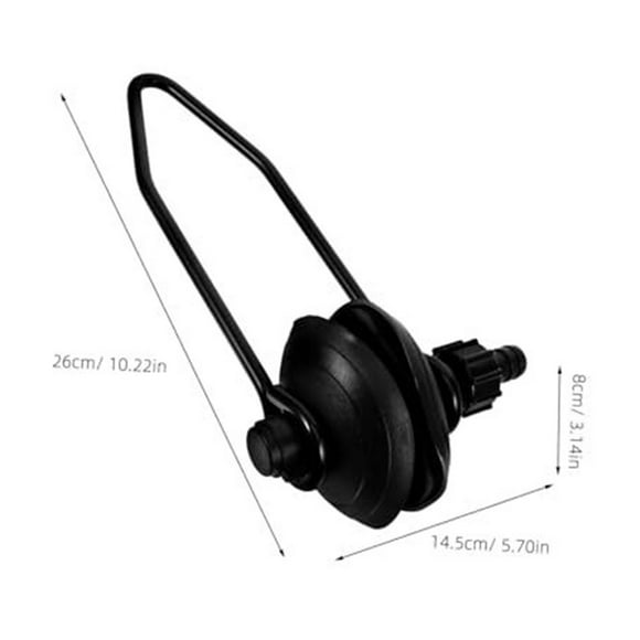 ZHIMAO Rectangular Outboard Motor Water Flusher Boat Ear Muff Engine Flusher for Marine Round