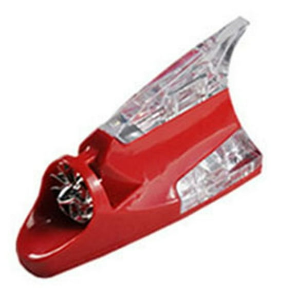 ZHIMAO Universal-Car Roof Car Truck Wind Powered LED Light Roof Light Fin Auto Safe-Warning Lamp Colorful Flash Wind Antenna Lamp Red