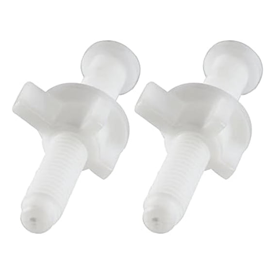 ZHIMAO Universal Toilet For Seat Hinge Bolt Screw Nut Set in Rust Resistant Plastic