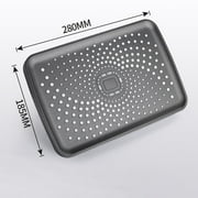 ZHIMAO Upgrade Your Bathroom with this Large Flow ABS Ceiling Mount Shower Head Grey