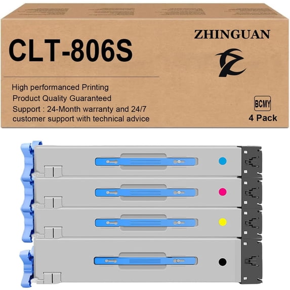 ZHINGUAN Compatible CLT-806S Toner Cartridge Works for Samsung MultiXpress X7400GX X7400LX X7500GX X7500LX X7600GX X7600LX Printers