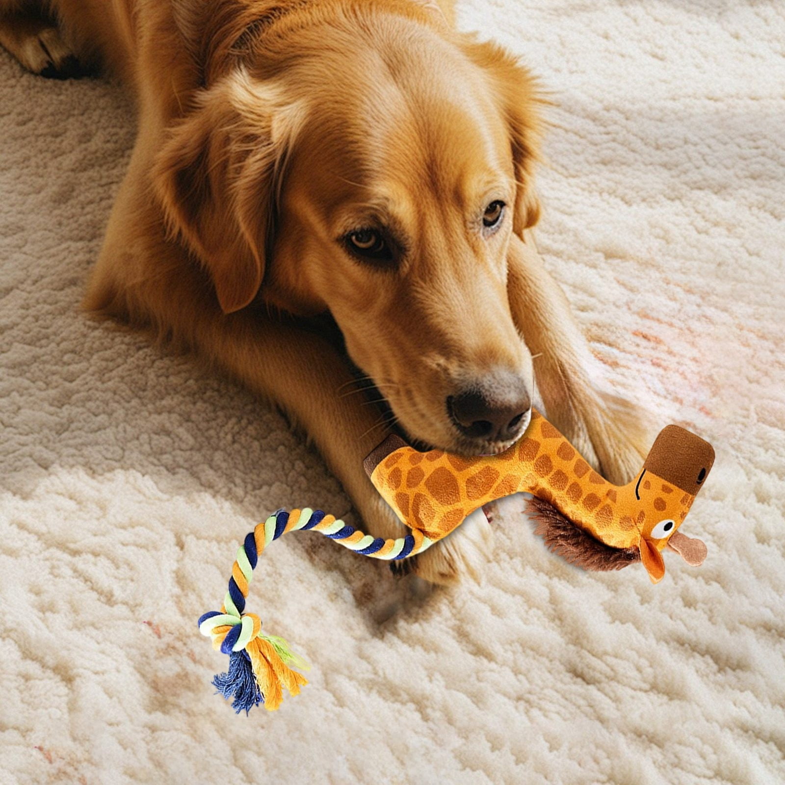 ZHIYA Durable Dog Chew Toys for Aggressive Chewers Interactive Puppy ...