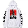 thumbnail image 1 of ZHIYAN Chainsaw Man Inspired Oversized Hoodie - Unisex Anime Graphic Fleece Lined Fall & Winter Streetwear,L,White, 1 of 6