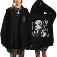 thumbnail image 1 of ZHIYAN Frieren Anime Inspired Graphic Hoodie - Unisex -Fleece Lined Oversized Zip-Up Fall & Winter, 1 of 5