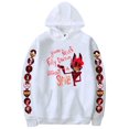 thumbnail image 1 of ZHIYAN Hazbin Anime Hotels Pullover Sweatshirt Women Men Anime Clothes Angel Dust Hoodie Y2k Streetwear Hoodies,XL,White, 1 of 2