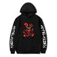 thumbnail image 1 of ZHIYAN Hazbin Hotel Hoodie Funny Cartoon Long Sleeve Streetwear Women Men Sweatshirt Anime Clothes,XS,Black-F00705, 1 of 3