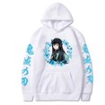 thumbnail image 1 of ZHIYAN Mens Hoodie Anime Demon Slayer Muichiro Tokito Hoodie Spring and Autumn Sweatshirts Casual Fashion Clothes,L,White, 1 of 4