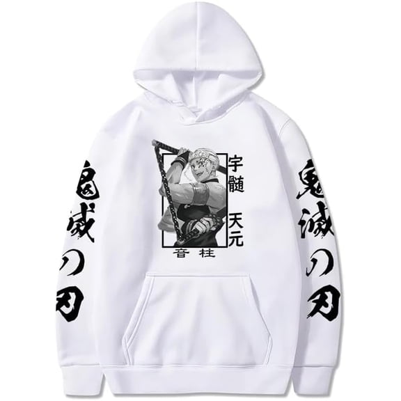 ZHIYAN Uzui Tengen Hoodie Unisex Sweatshirt Plus Size Comfortable Clothing