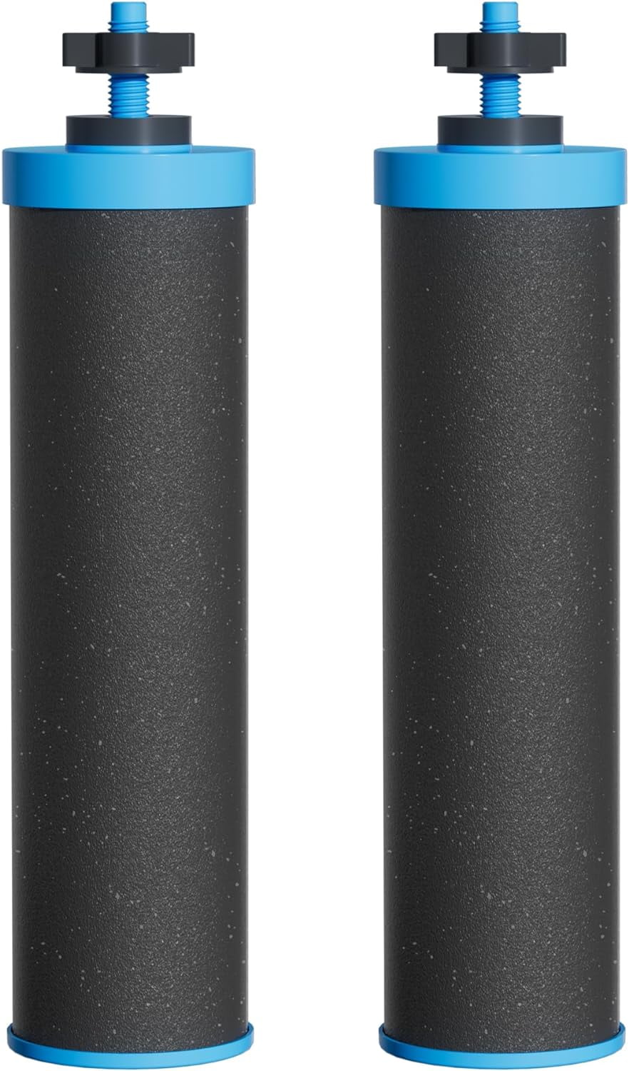 ZHIYU Alkaline Water Filter, Replacement for Berkey® BB92 Black