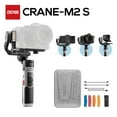 thumbnail image 1 of ZHIYUN CRANE M2S [Official]3-Axis Mirrorless Cameras Gimbal Handheld Stabilizer for Camera/ Compact Camera /Smartphones, 1 of 13