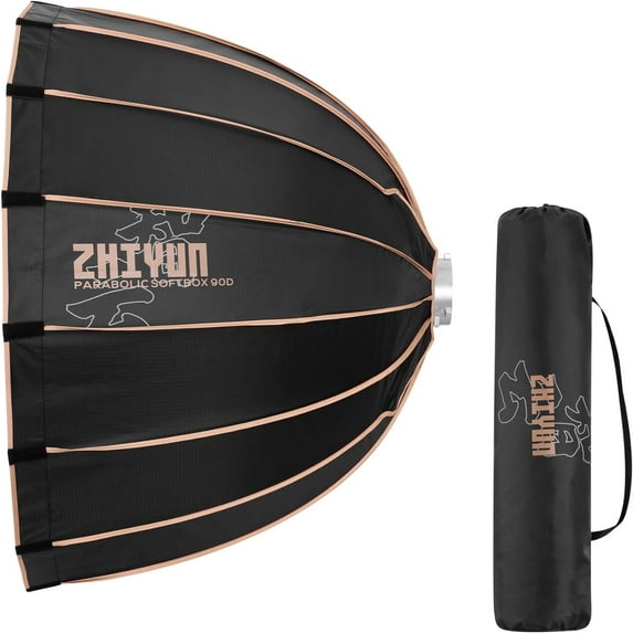 ZHIYUN Parabolic Softbox 90D Bowens Mount Light Diffuser for G60 & X100