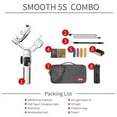 thumbnail image 1 of ZHIYUN Smooth 5S Combo 3-Axis Smartphone Gimbal Stabilizer for Android iPhone 14 Pro Max 13 Pro Max 12 11 SE2 Plus Vlog TikTok, 1 of 6