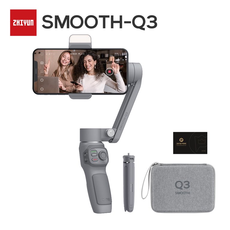 ZHIYUN Official Smooth Q3 Phone Gimbal, 3-Axis Handheld