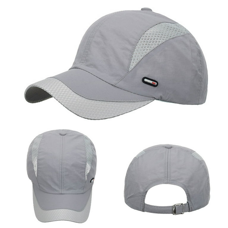 ZHIZAIHU Classic Low Profile Baseball Caps for Women Solid Color Adjustable Outdoor Hats Fashionable Casual Caps Gray Walmart