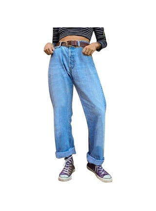  ZHIZAIHU Wide Leg Jeans for Little Girls Casual Loose
