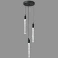 thumbnail image 1 of ZHLWIN 3-Light Modern Light Fixture Kitchen Island Pendant Light Dimmable LED Black Mini Pendant Lighting Dinning Room Living Room Kitchen Black Pendant Lights, 1 of 6