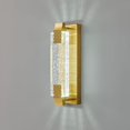 thumbnail image 1 of ZHLWIN Modern Crystal Wall Sconce Lighting with Bubble Crystal Bathroom Light Fixture, 15.15in Gold LED Vanity Lights for Bathroom Hallway Bedroom Living Room Sconces Wall, 1 of 6