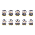 thumbnail image 1 of ZHMRFG 10 Pack Miniature Penguin Figurines Resin Penguin Model Toys Lifelike Weather Resistant Non-Fading For DIY Crafts Mini Garden Terrarium Potted Plant Cake Topper Home Decor Kids Educational Toy, 1 of 2