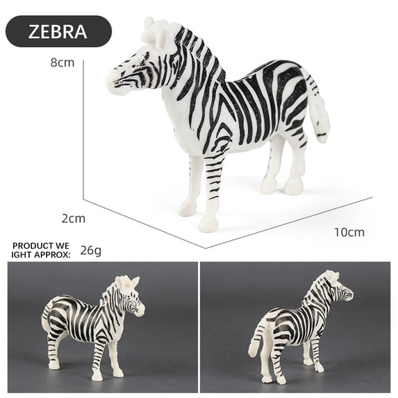 ZHMRFG Animal Decor,Simulation Wild Animals Toy Set 12 Style Lifelike Texture Soft Touch Interactive Play Experience,Festive Decor for Natural Creature Learning Home Desktop Ornament Collection Decor