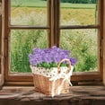 thumbnail image 1 of ZHMRFG Artificial Hyacinth Bouquet Home Decor,Scandinavian Style Faux Floral Arrangement with Mixed Greenery,Lifelike Low Maintenance Decor Party for Home Hotel Wedding Table Centerpiece Floral Decor, 1 of 6