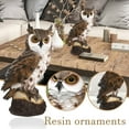 thumbnail image 1 of ZHMRFG Garden Resin Animal Decor Owl Rat Bird Figurine Set Realistic Animal Themed Garden Decor Home Interior Outdoor Patio Yard Decorations Party Favors For Garden Party Home Decor Gift, 1 of 9