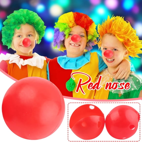 ZHMRFG Halloween Decor,Clown Circus Foam Fancy Dress Nose Soft Comfortable Perfect Nose Fit Festive Holiday Design,Spooky Fun Decor for Halloween Masquerade Costume Party Holiday Celebration Decors