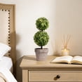 thumbnail image 1 of ZHMRFG Home Decor,9In Artificial Topiary Ball Faux Boxwood Potted Lifelike Foliage Waterproof Sun Proof,Festive Decor for Indoor Outdoor Home Office Tabletop Entryway Housewarming Gift Decors, 1 of 6