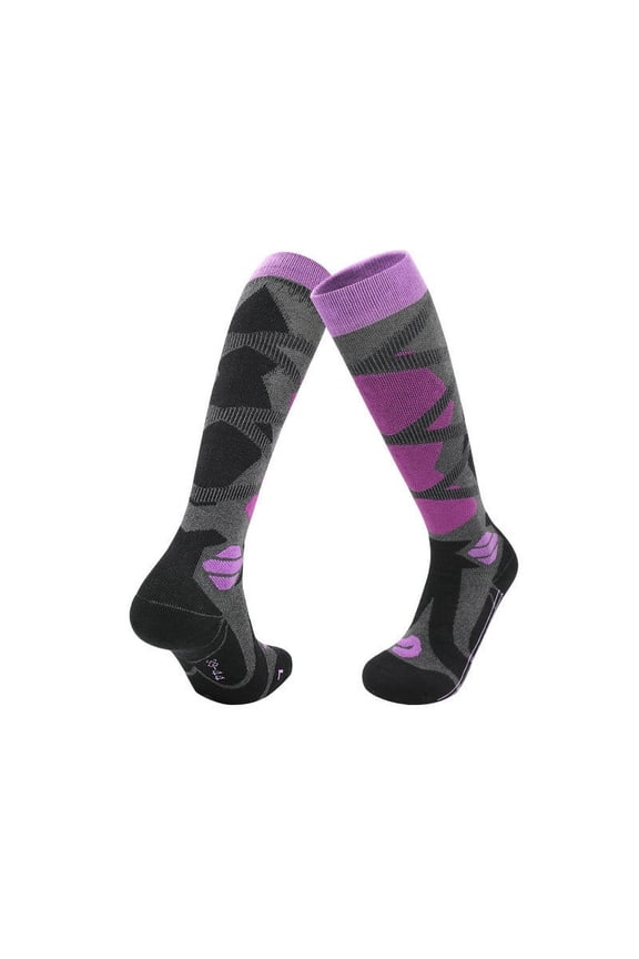 Long Warm Wool Ski Socks Funny Eye Design Elastic Comfortable Towel Bottom Decor Party Favors For Men Women Outdoor Snow Sports Daily Commute Sleeping Home Wear Socks Decoration