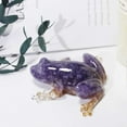 thumbnail image 1 of ZHMRFG Resin Crystal Frog Ornament Home Decor Exquisite Look Unique Design Versatile Use for Home Office Desktop Shelf Mantel Tabletop Gifting Birthday Housewarming Office Celebration Indoor Decors, 1 of 1