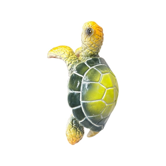ZHMRFG Resin Turtle Garden Pot Hanging Decor Garden Decor Whimsical Look Weather Resist Decor for Home Garden Patio Fence Plant Pot Gifting Gardener Housewarming Birthday Outdoor Landscape Decors