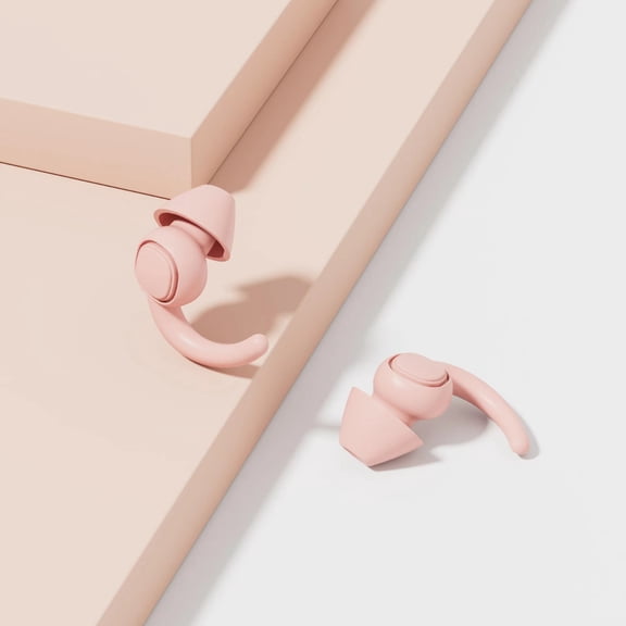 ZHMRFG Soundproof Noise Reduction Earplugs 3Pc Soft Silicone Waterproof Comfortable Snug Fit Hearing Protection For Sleeping Swimming Dorm Work Study Travel Office Daily Use Quiet Rest Home Decor