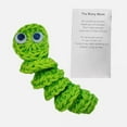 thumbnail image 1 of ZHMRFG Stress Relief Toy,Handcrafted Crochet Worm Creature Emotional Comfort Anxiety Relief,Versatile Calming Decor for Home Office Classroom Group Use Birthday Holiday Warm Gift Decors, 1 of 1
