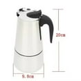 ZHNGRJE 4/6/9 Cups Moka Pot Caffe Machine Espresso Cups Coffee Makers