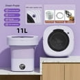ZHNGRJE 6L 11L Folding Portable Washing Machine Big Capacity with Spin