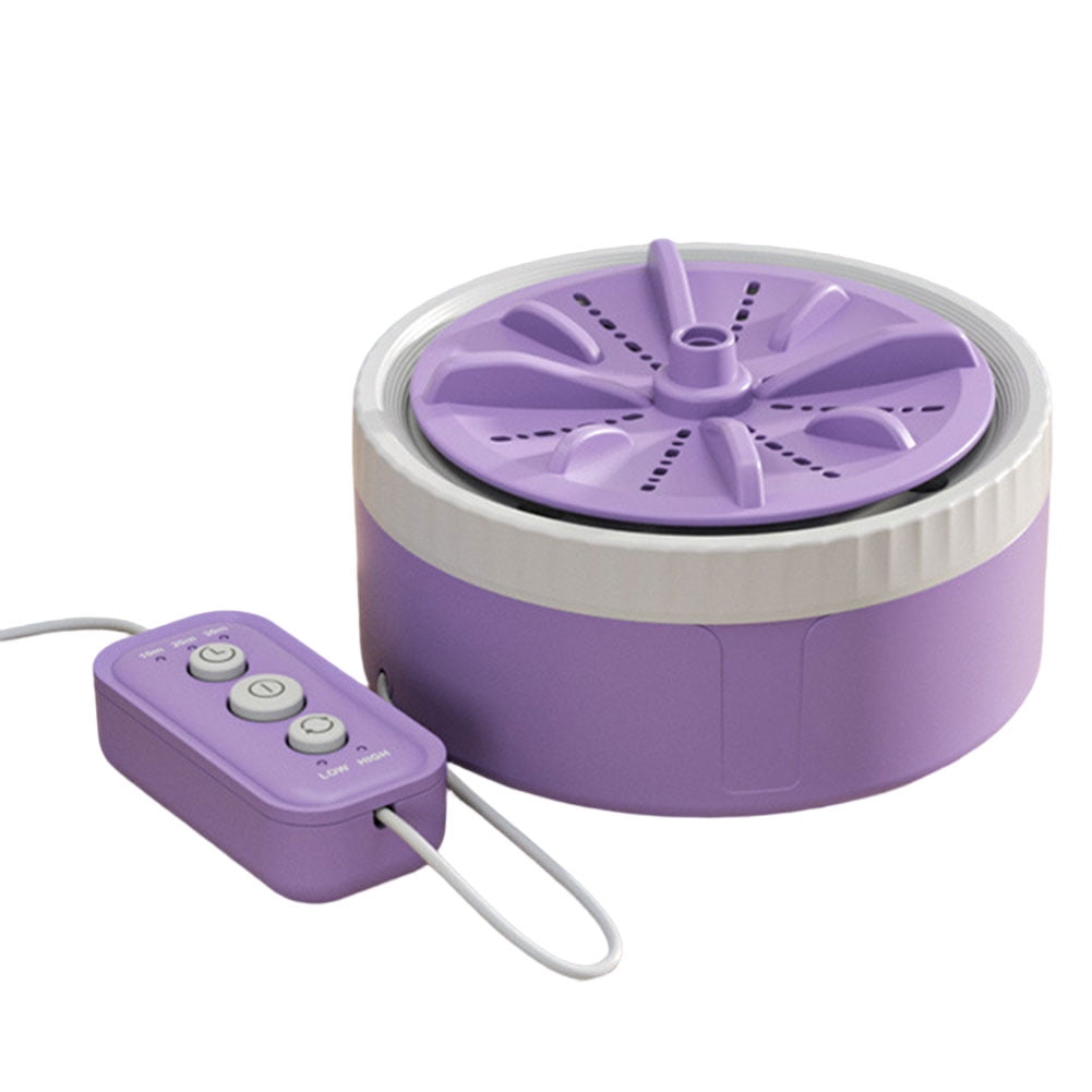 ZHNGRJE Automatic Compact Clothes Washer USB Rechargeable Turbine Washing Machine SpaceSaving