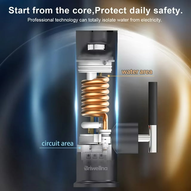 ZHNGRJE Water Heater 220V Faucet 2 in 1 Cold and Hot Water Taps