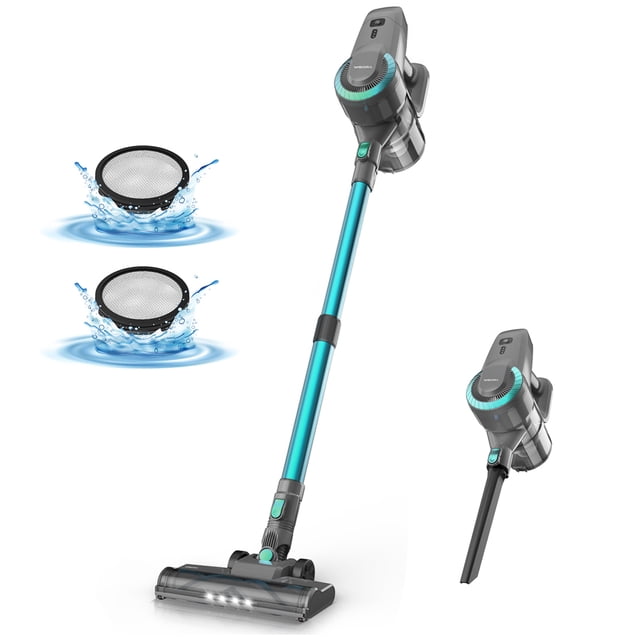 ZHNGRJE YISORA N300 Cordless Upright Vacuum Cleaner 20Kpa Ultra