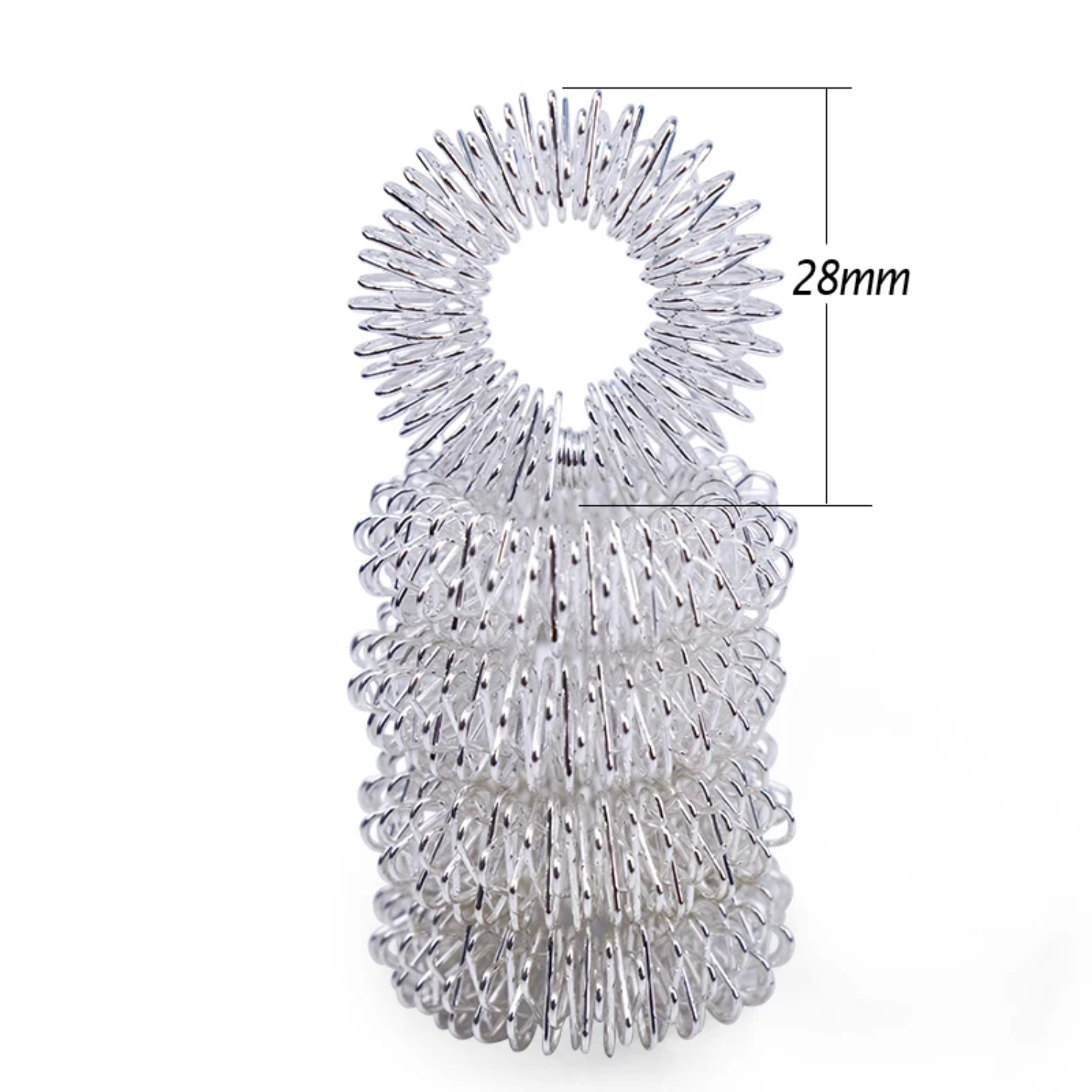 ZHNYGE 100Pc Finger Massage Ring Acupuncture Ring Health Care Body