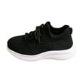 thumbnail image 1 of ZHOGXU Baby Boys And Girls Casual Sneakers High Top Stretch Breathable Knit Soft Sole Outdoor Sports Shoes,Black,7.5-8 Years, 1 of 7