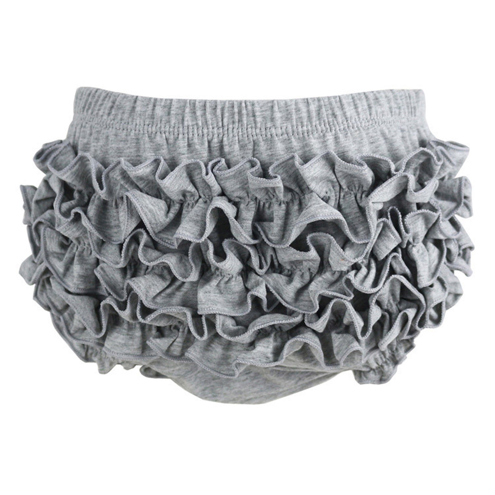 ZHOGXU Baby Girls Bloomers Ruffle Diaper Cover Solid Color Cute Shorts ...