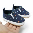 thumbnail image 1 of ZHOGXU Baby Toddler Girls Sneakers Non Slip Soft Sole Dinosaurs Print Comfortable Lightweight Shoes For Casual Daily Wear,Blue,6-12 Months, 1 of 2