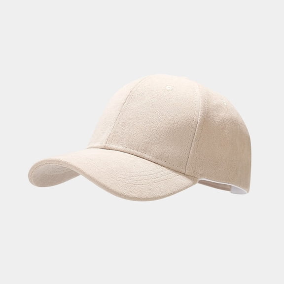 ZHOGXU Baseball Cap For Women Solid Color Adjustable Comfortable Fashion Hat For Outdoor Sports And Casual Daily Wear Beige One Size