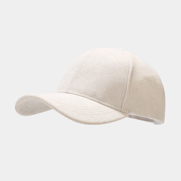 ZHOGXU Baseball Cap For Women Solid Color Adjustable Comfortable Fashion Hat For Outdoor Sports And Casual Daily Wear White One Size