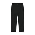 thumbnail image 1 of ZHOGXU Big Boys Dress Pants Elastic Waist Solid Color Straightfit Comfortable Formal Trousers For School And Party Stage Performance Black 3-4 Years, 1 of 3
