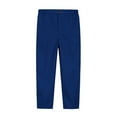 thumbnail image 1 of ZHOGXU Big Boys Dress Pants Elastic Waist Solid Color Straightfit Comfortable Formal Trousers For School And Party Stage Performance Bu2 6-7 Years, 1 of 3