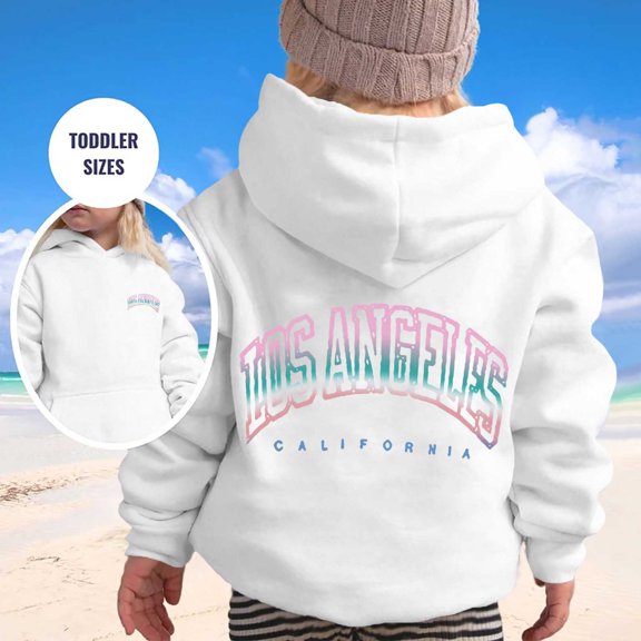 ZHOGXU Big Boys Girls Hoodies With Pocket Long Sleeved Letter Printed Comfortable Loose Soft Sweatshirts Tops For Daily Wear White 2-3 Years